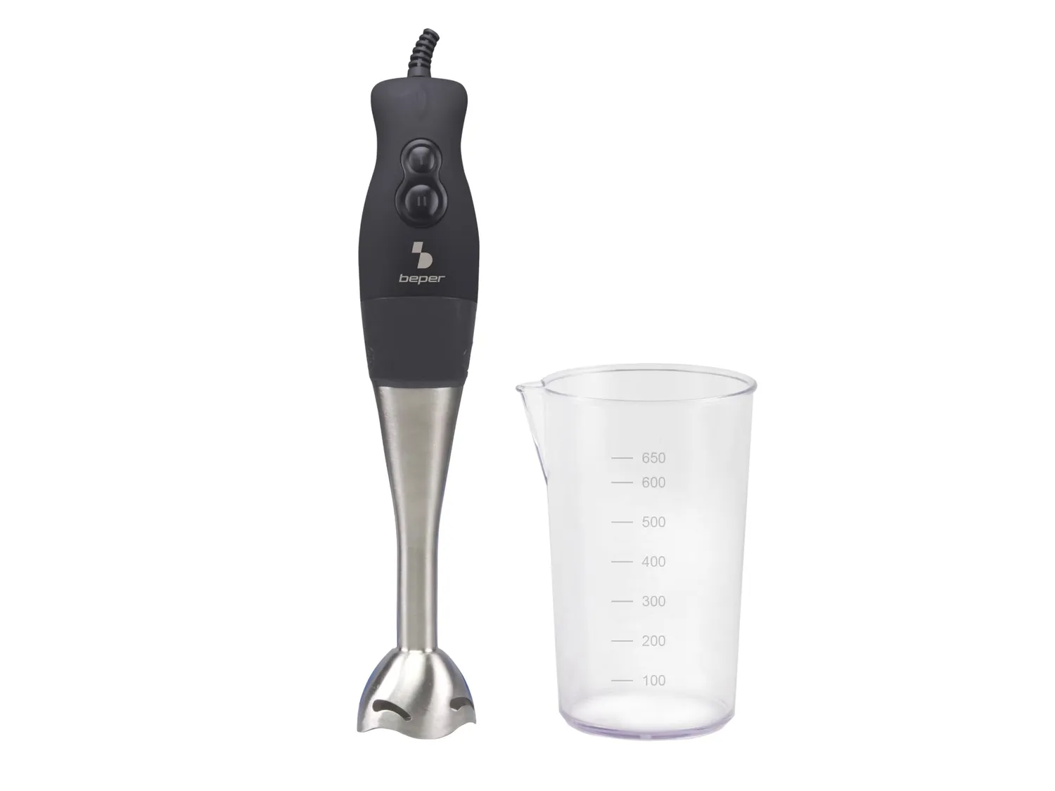 Beper P102FRU300 mixeur plongeant sans fil USB 2 vitesses