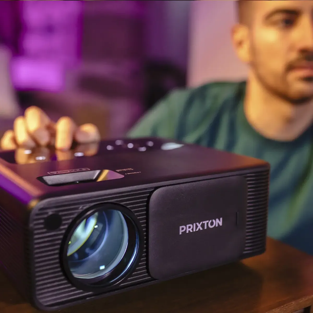 Prixton Miró vidéoprojecteur WiFi Full HD 4K