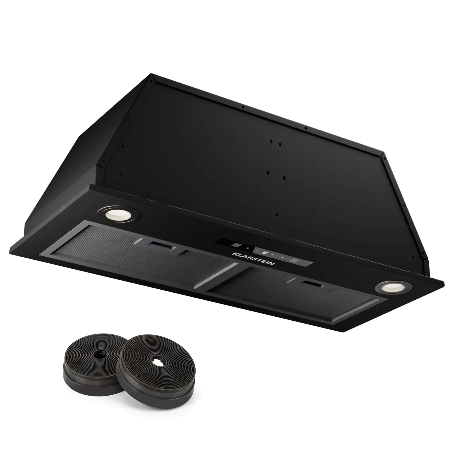 Klarstein hotte encastrable 52 cm inox 439 m³/h tactile