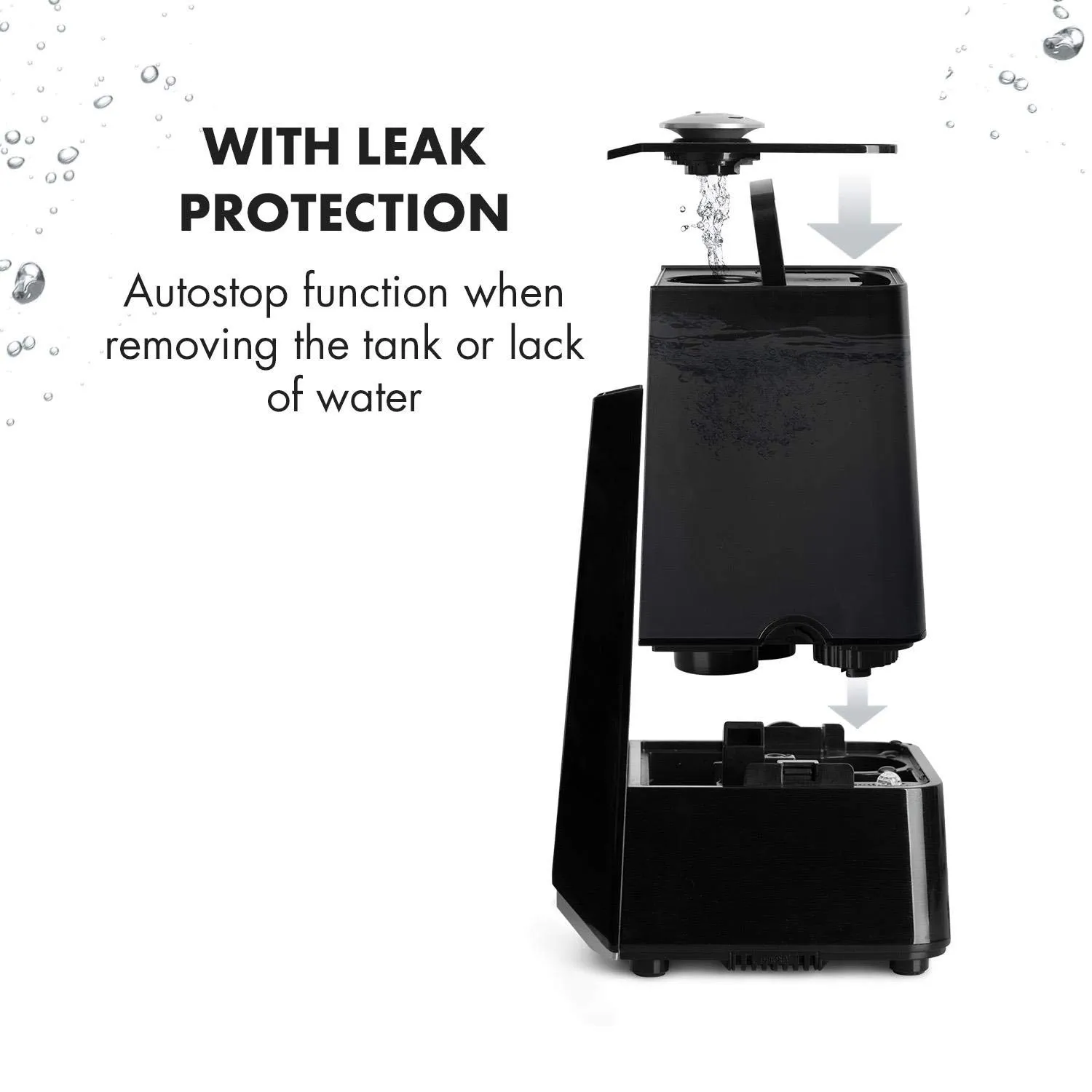 Klarstein VapoAir Onyx Humidificateur 5,5 L Noir Ioniseur