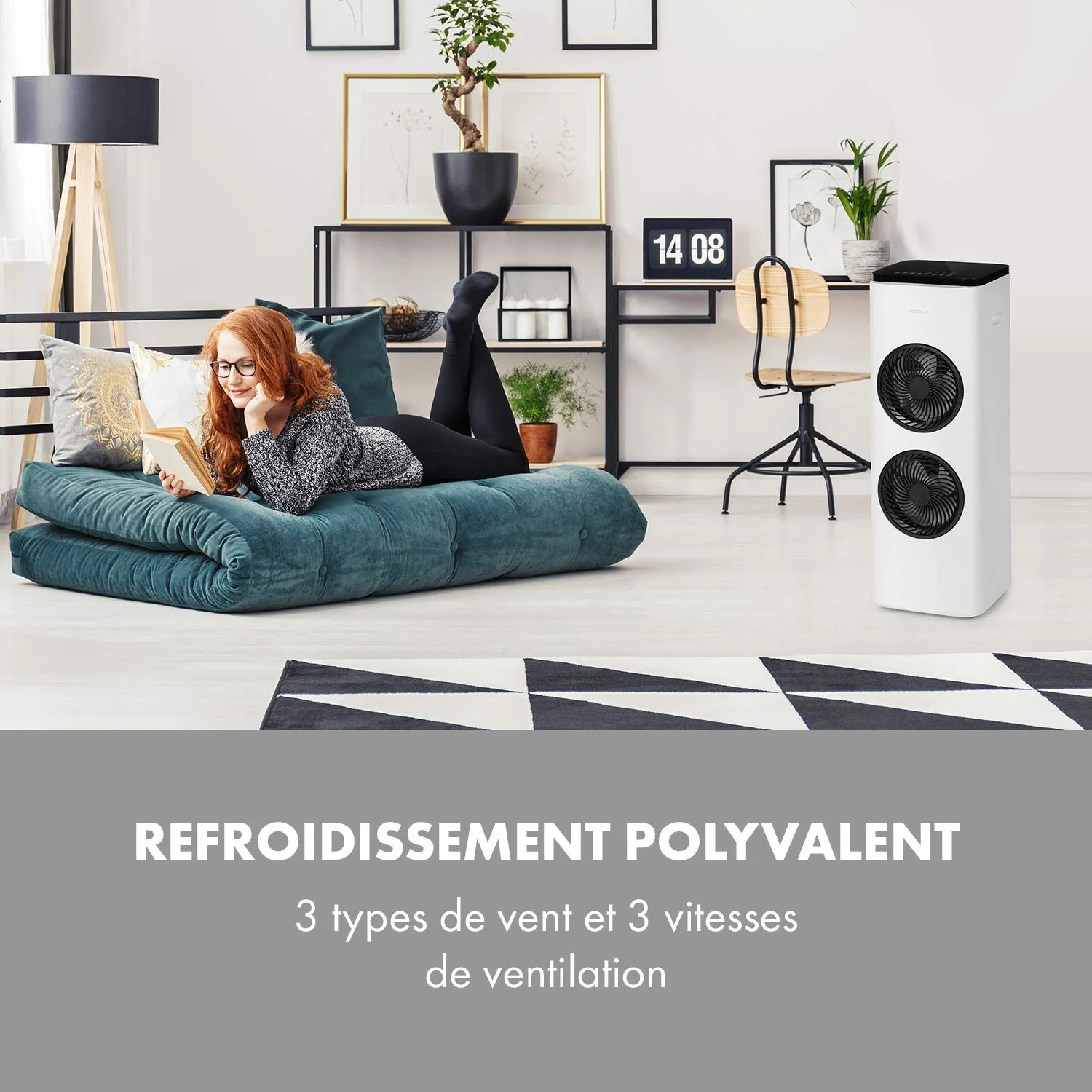 Klarstein Rafraîchisseur d'Air 4 en 1 105 W 4 L Ioniseur
