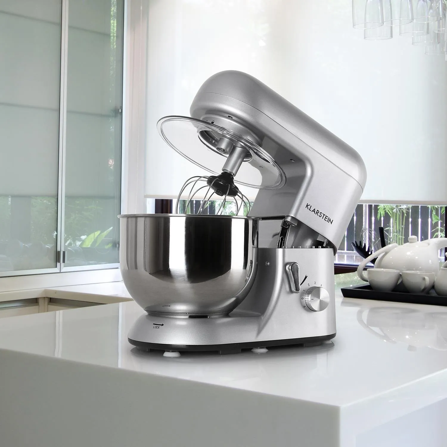Klarstein Bella Argentea robot cuisine 5,2 L argenté