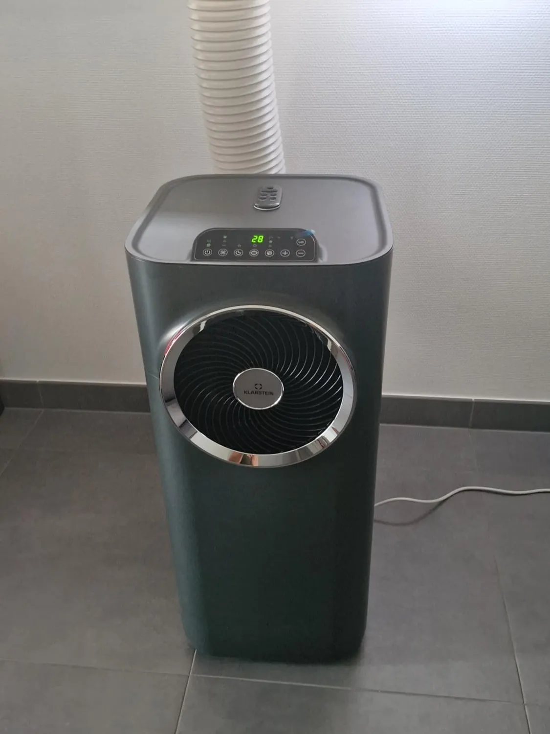 Klarstein Kraftwerk Smart climatiseur mobile 12000 BTU blanc
