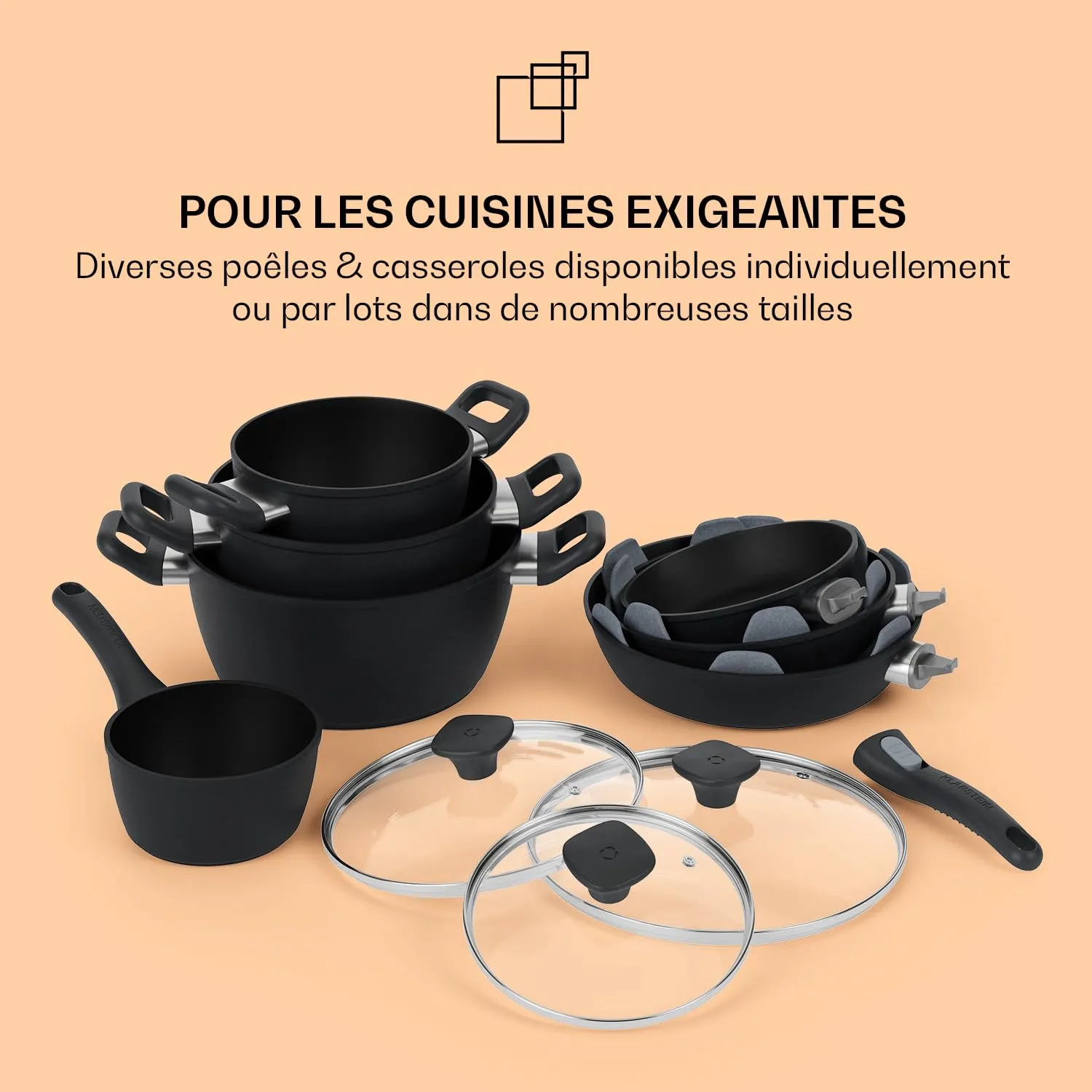 Klarstein casserole induction 16cm 1,18L antiadhésive