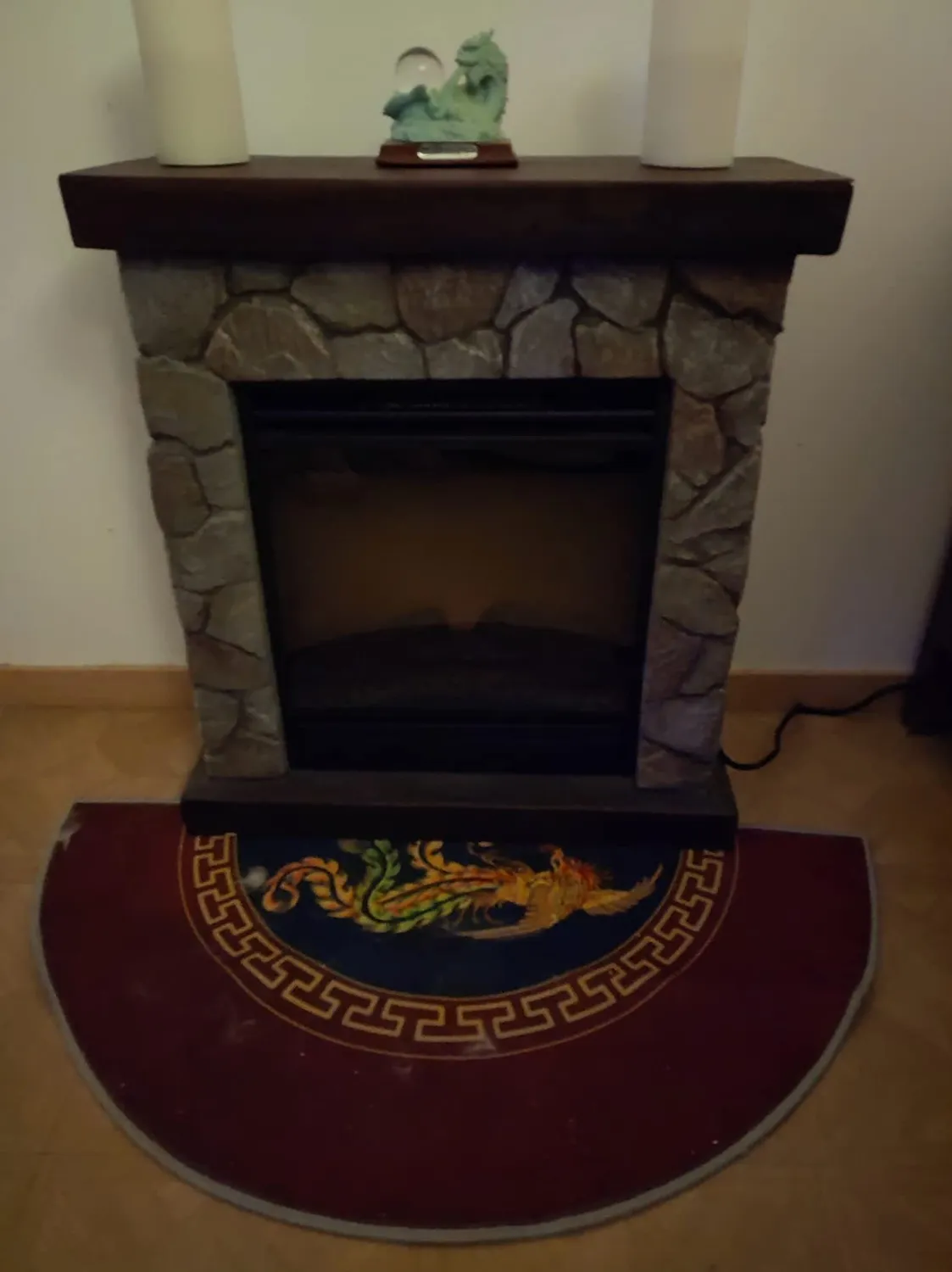 Klarstein Lodge cheminée électrique 1800W effet flamme