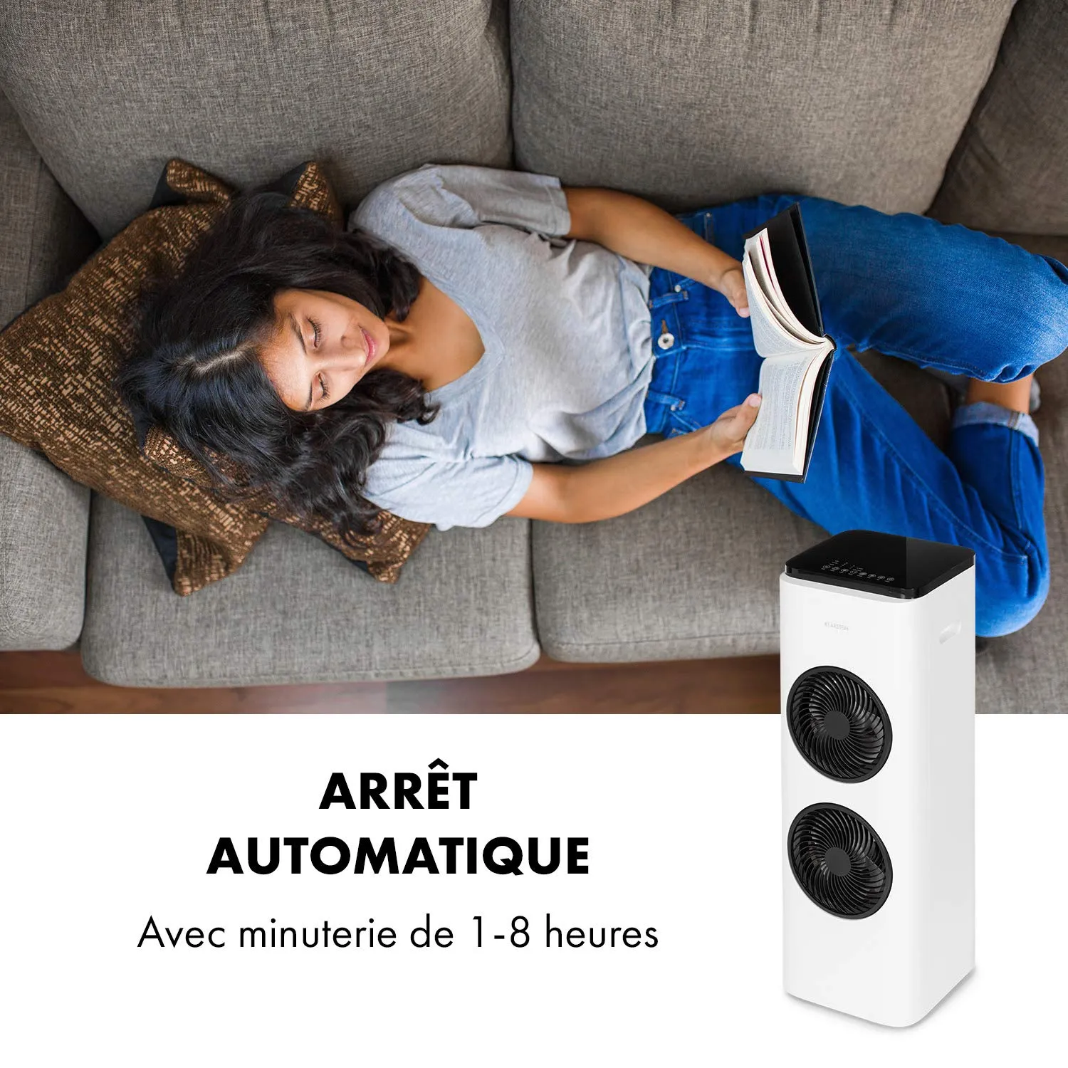 Klarstein Rafraîchisseur d'Air 4 en 1 105 W 4 L Ioniseur