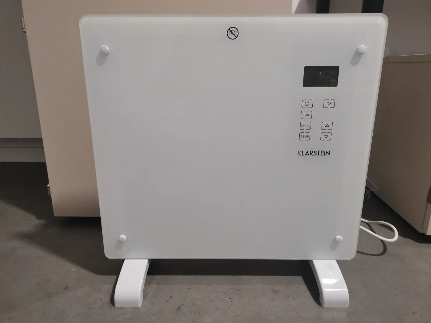 Klarstein convecteur électrique 1000W blanc 20m²