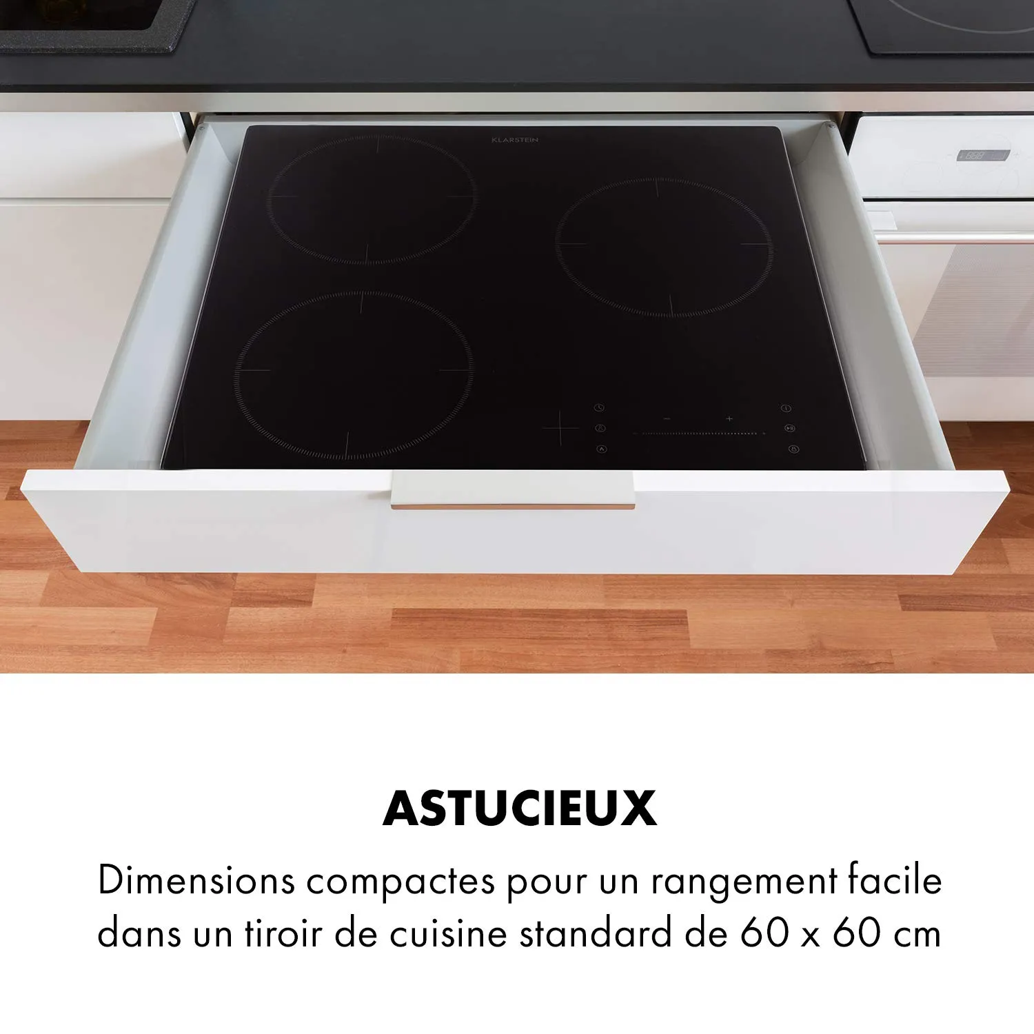 Klarstein TrinityCook plaque induction 3 feux 3400 W