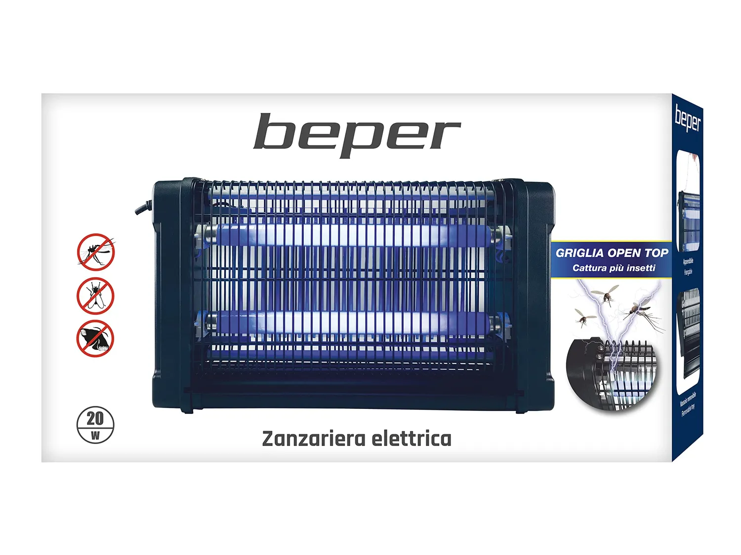 Beper P206ZAN020 lampe anti-moustiques 20W intérieur