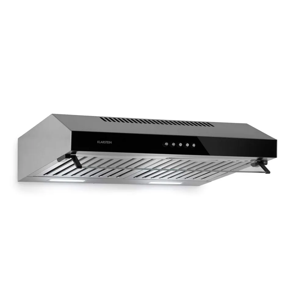 Klarstein Purista Hotte Aspirante 60 cm Noire Recirculation
