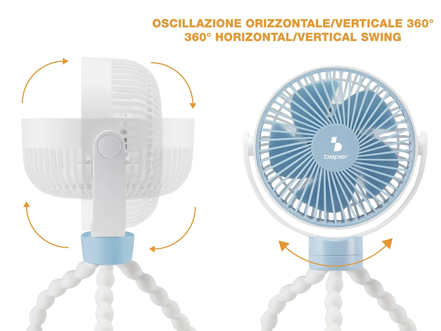 Beper P206VEN430 Ventilateur USB Flexible LED