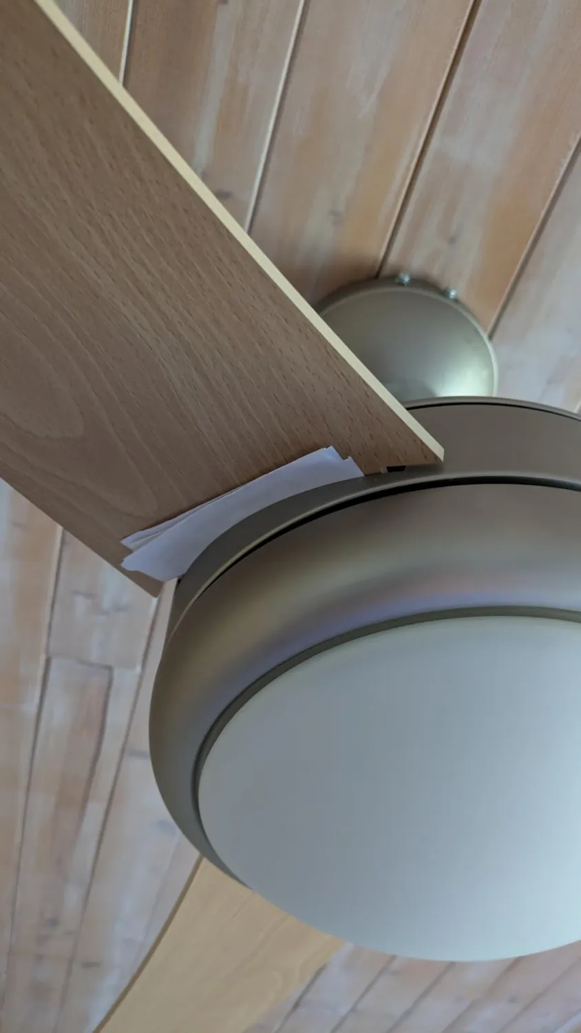 Klarstein El Paso ventilateur de plafond blanc 132 cm avec luminaire