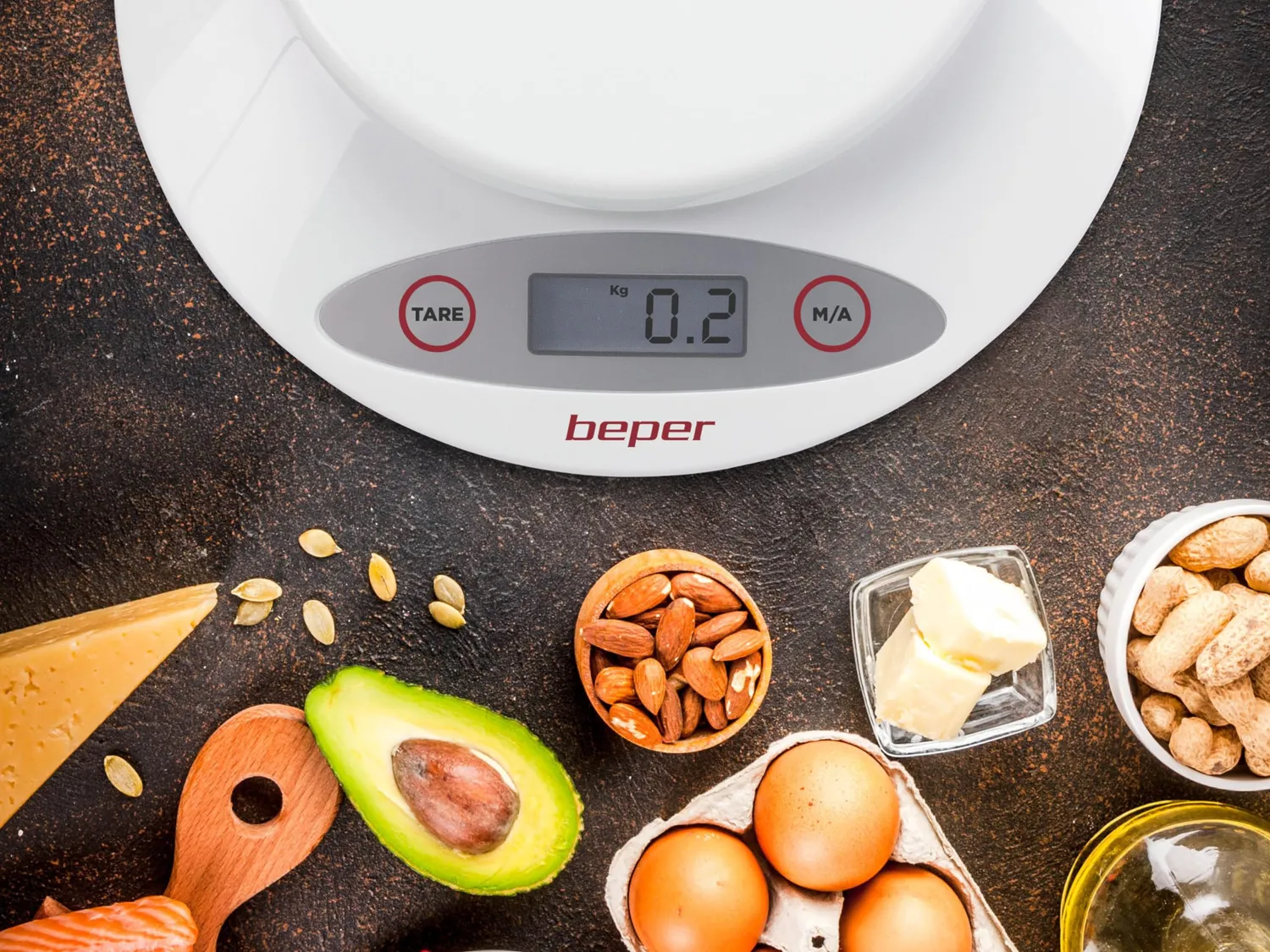 Beper BP.802 balance de cuisine 5kg bol amovible
