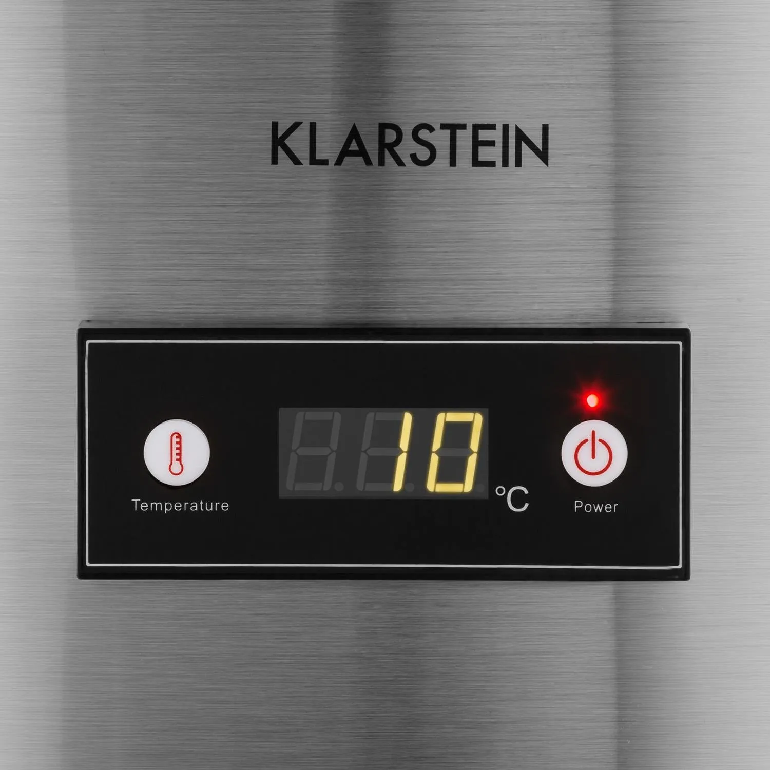 Klarstein Mr Barbot glacière 50 L inox roulettes