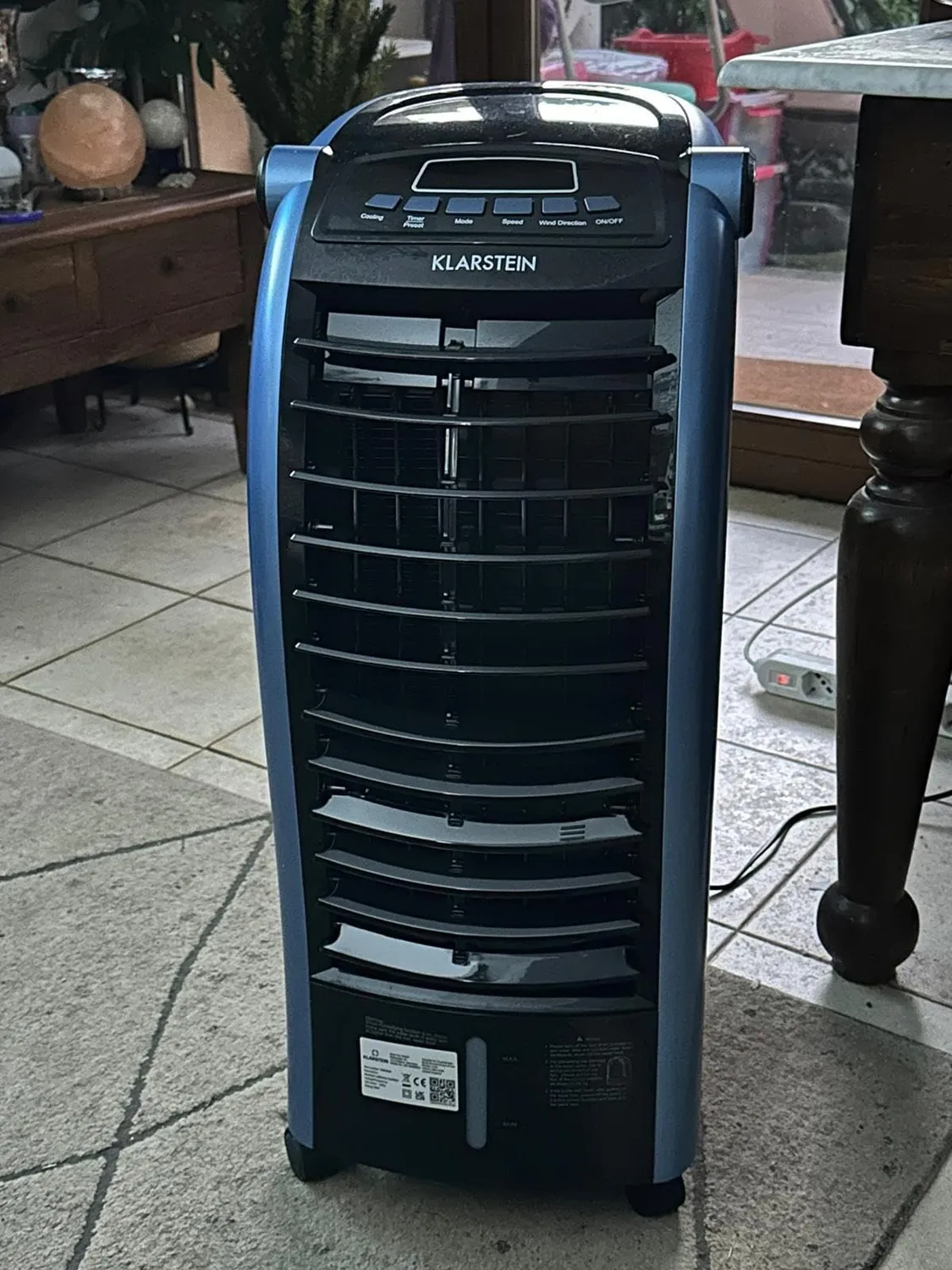 Klarstein Rafraichisseur Air 4 en 1 Climatiseur 6L Ioniseur