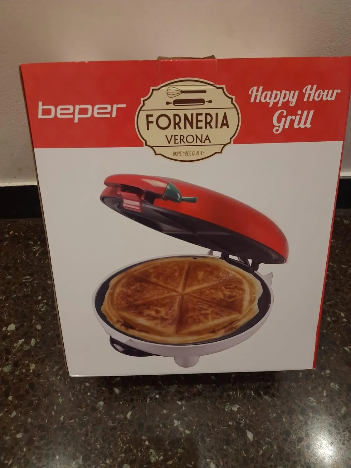 Beper P101CUD600 Happy Hour appareil apéritif rouge