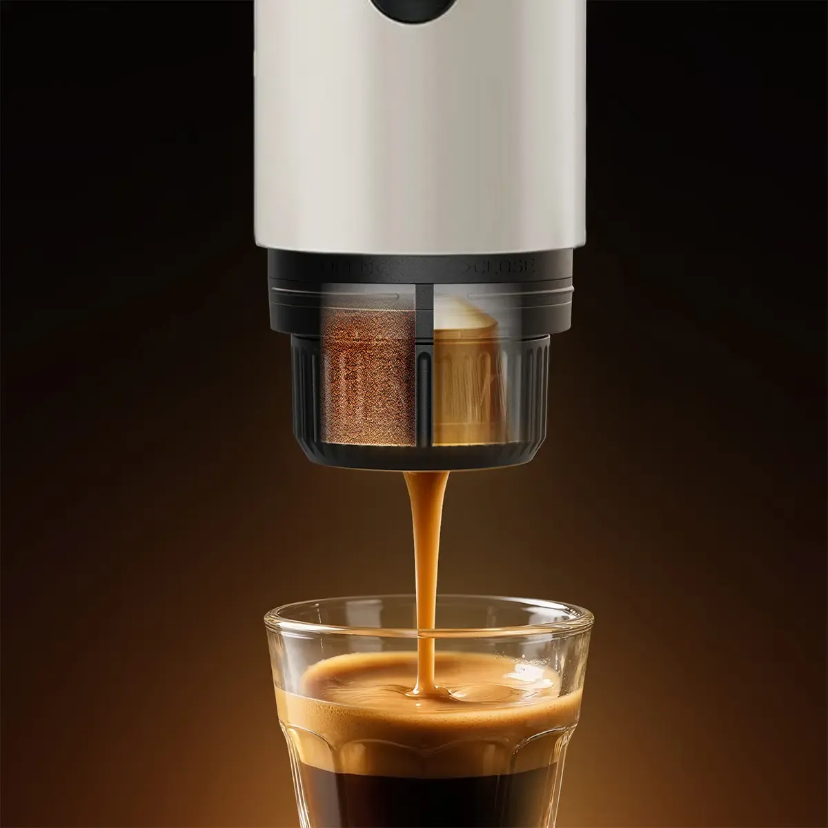 Prixton Roma machine à café portable crème 19 bars