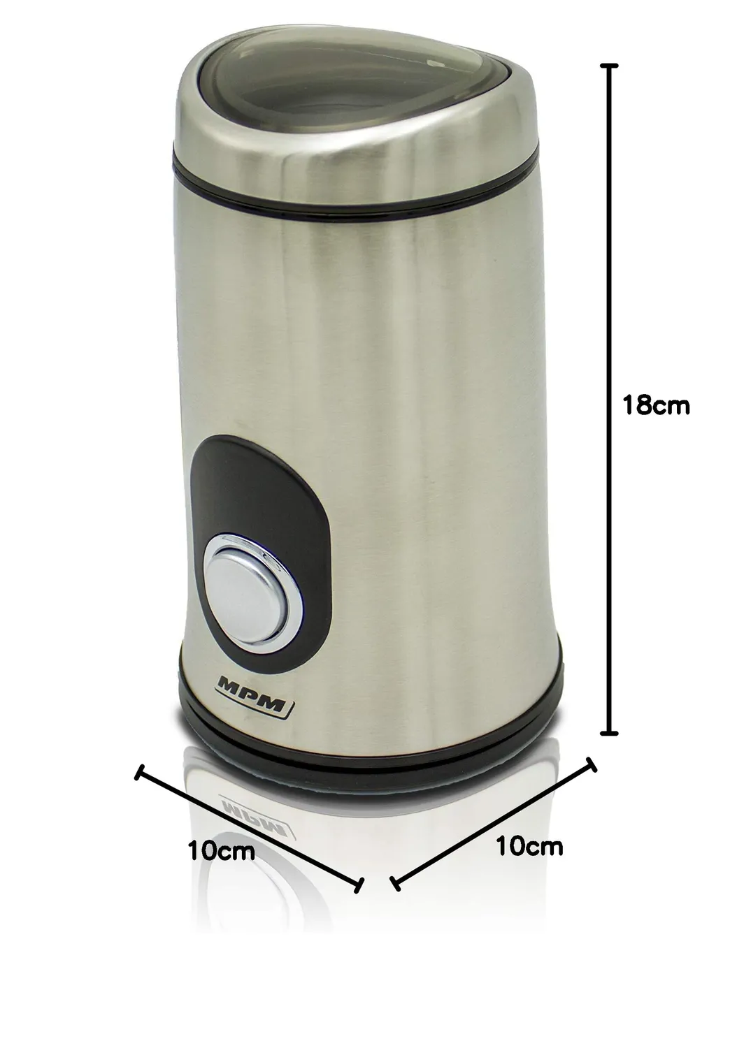 MPM MMK-02M moulin à café électrique inox 50 g
