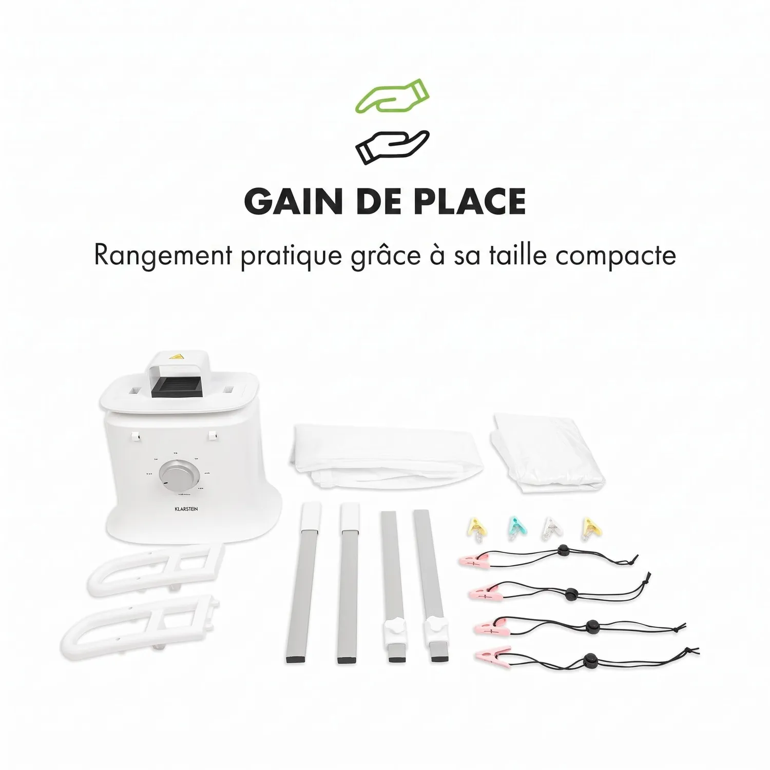 Klarstein ShirtButler Deluxe séchoir défroisseur chemises