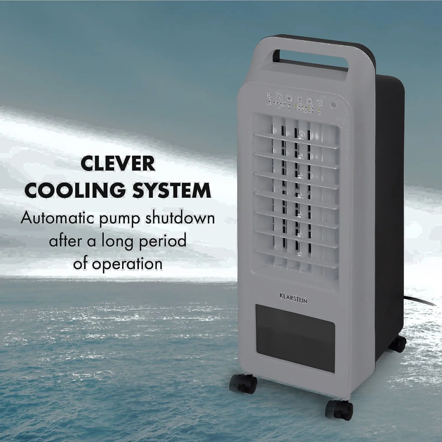 Klarstein Cooler Rush rafraîchisseur d’air gris 5,5 L 45 W