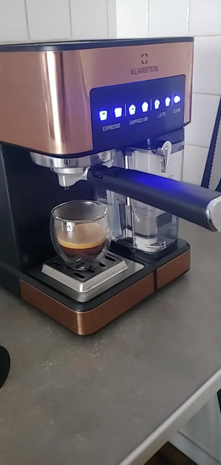 Klarstein machine expresso 15 bars 1,5 L inox 1050 W