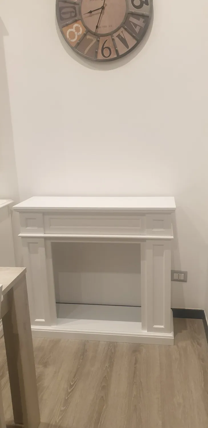 Klarstein Lausanne Frame corps de cheminée blanc MDF
