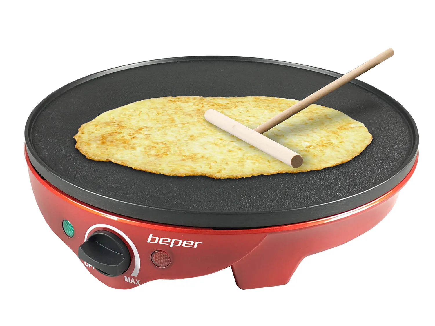 Beper BT.710Y crêpière électrique avec poignée 20 cm