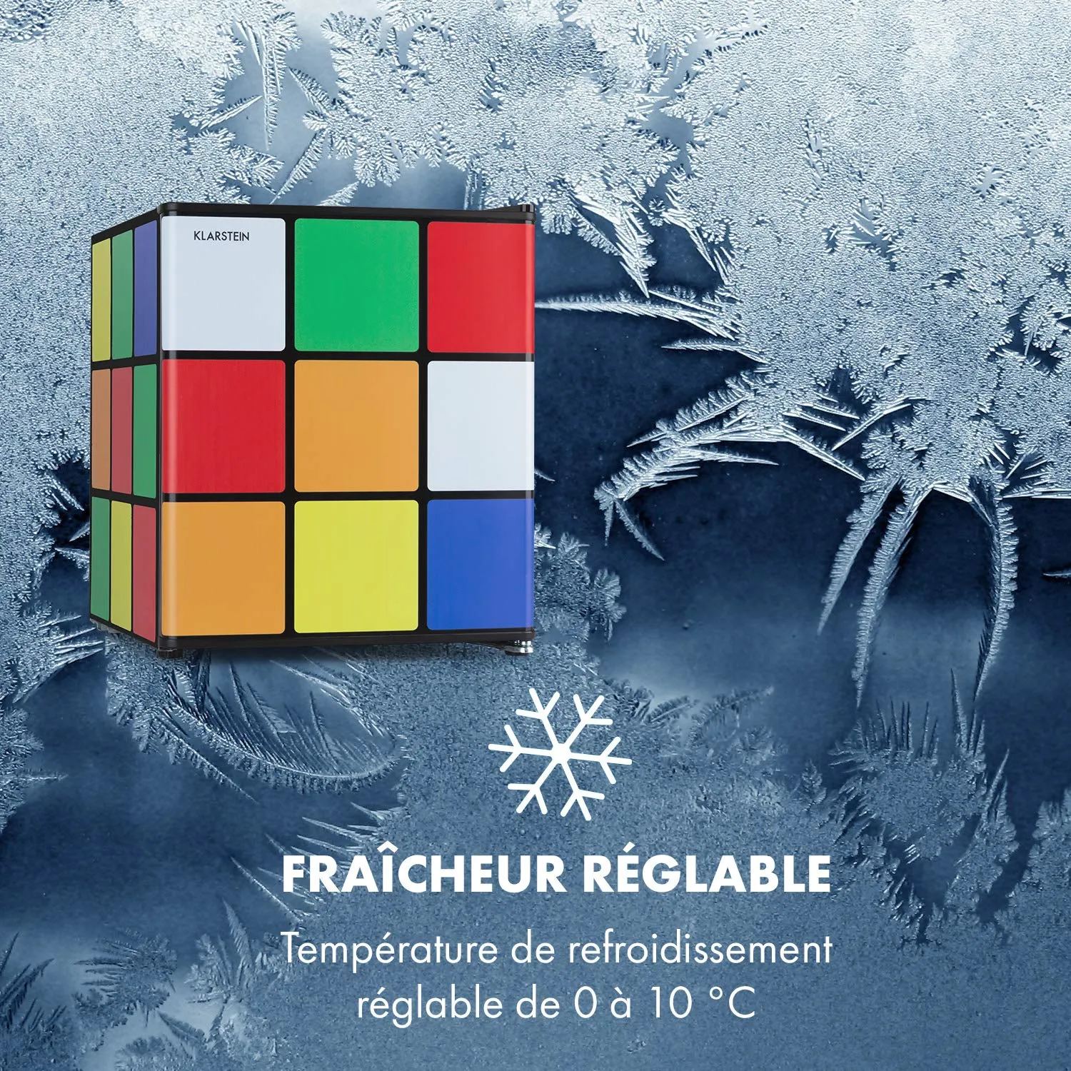 Klarstein Solve mini-réfrigérateur minibar 48 L cube