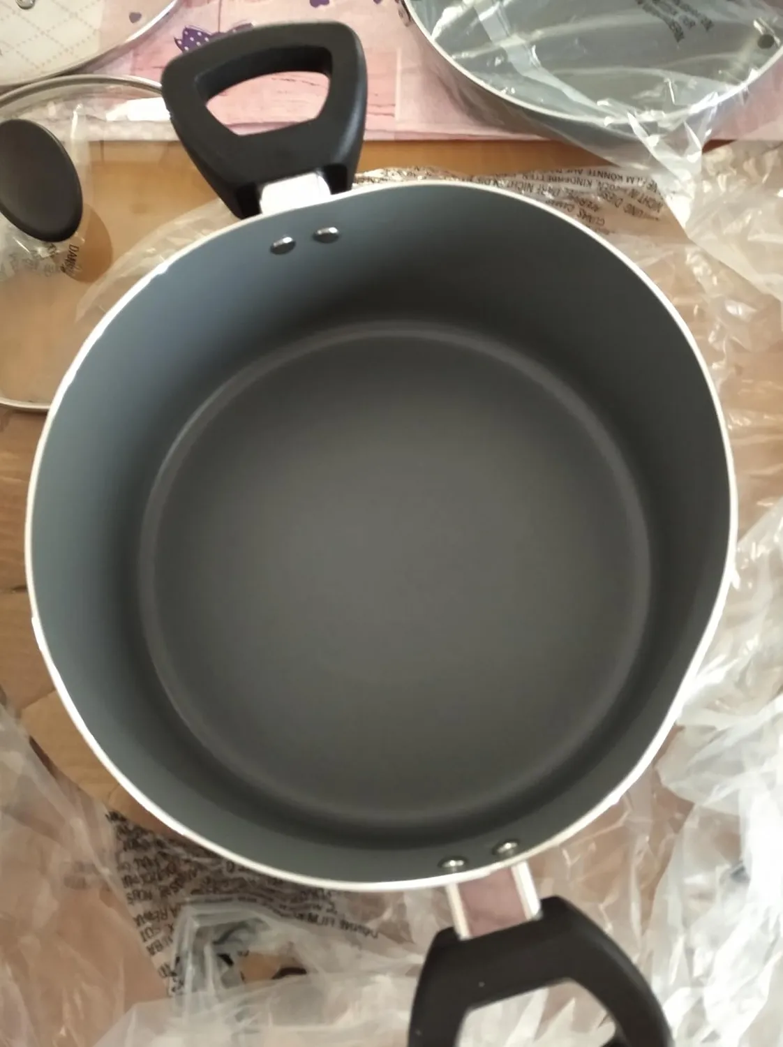 La Bella batterie de cuisine 21 pièces antiadhésive noire