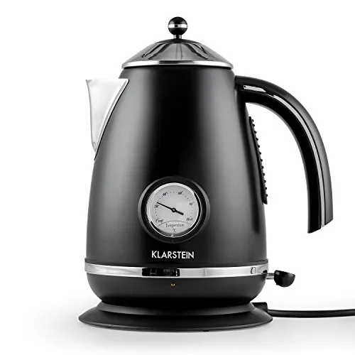 Klarstein Aquavita Chalet bouilloire 1,7L noire rétro