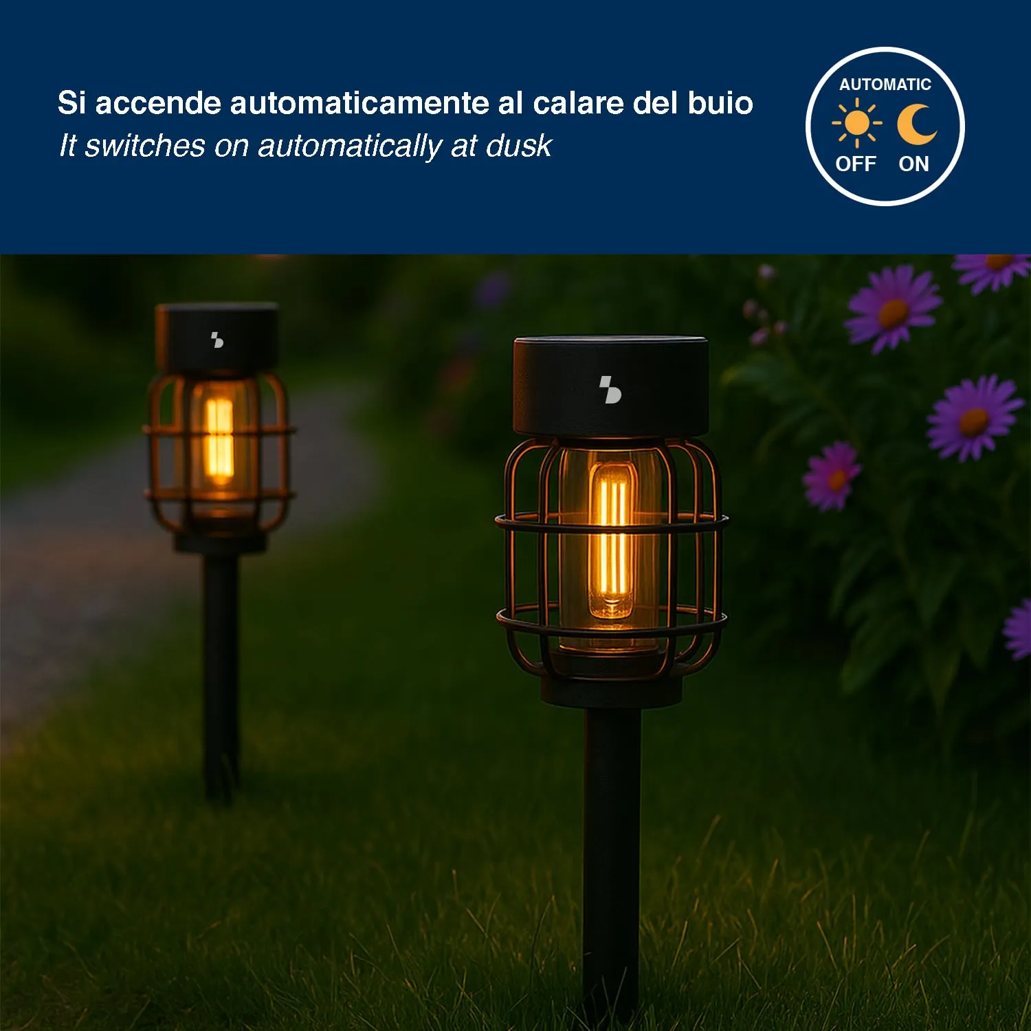 Beper Lucea P207ILO021 lampes solaires jardin lot 2 IP44