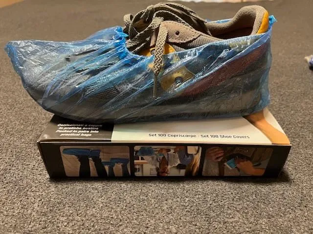 Beper C206UTI006 couvre-chaussures jetables bleus x100