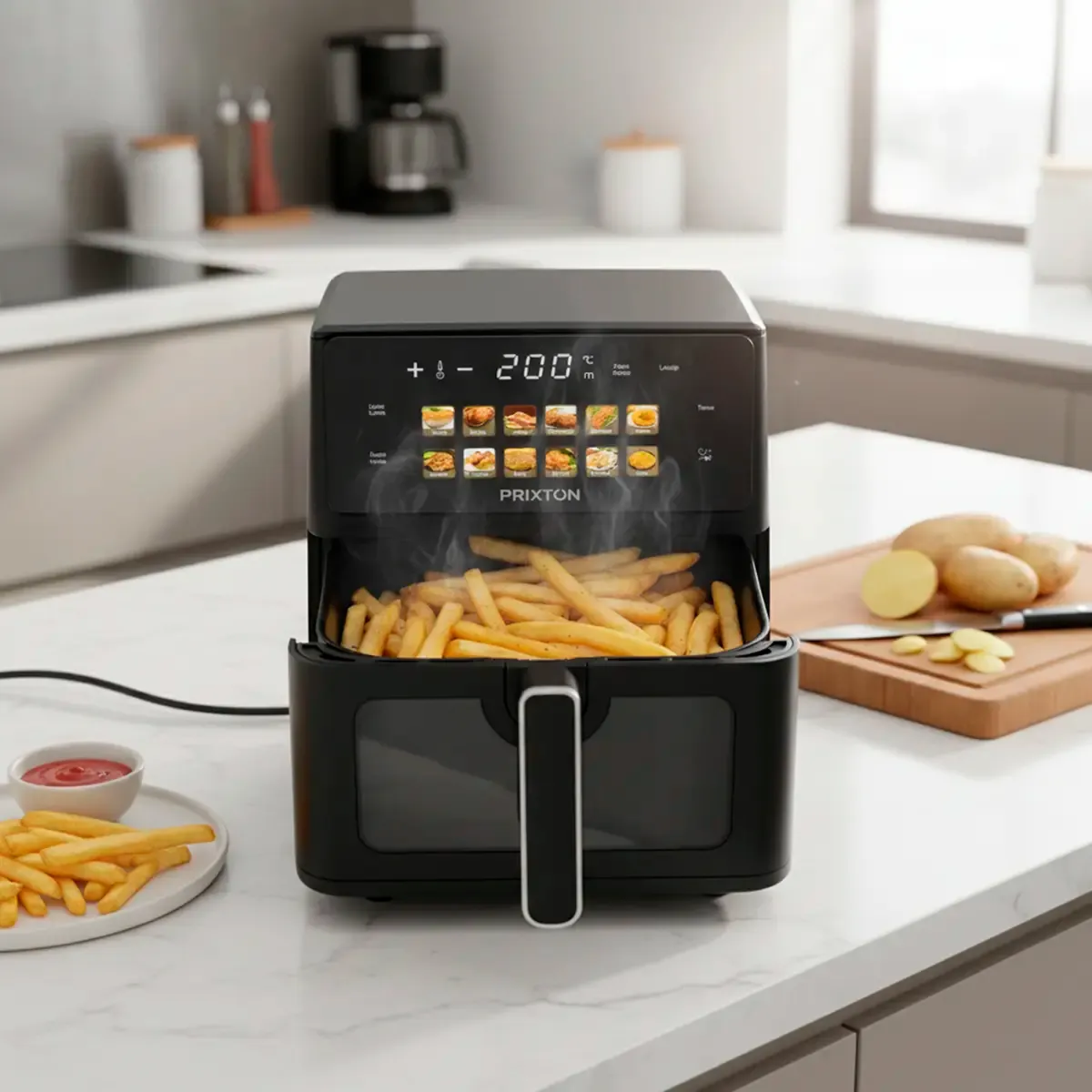 Prixton Cook Organics Double Heating friteuse 6L 1700W