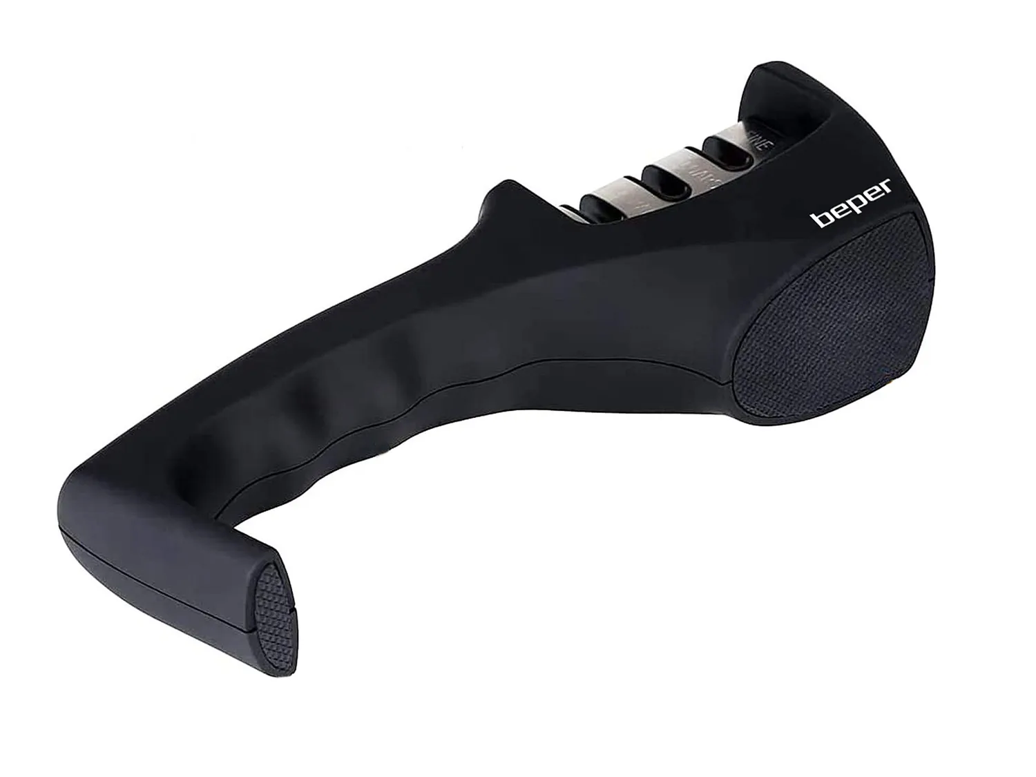 Beper C107UTT001 aiguiseur couteaux manuel 3 niveaux noir