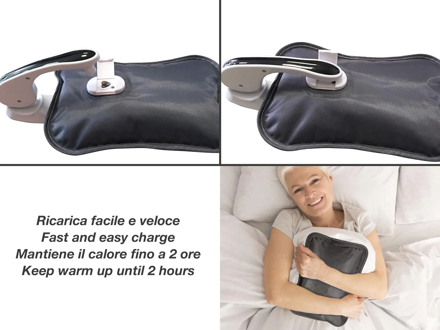 Beper P203TFO001 bouillotte électrique sans eau noire