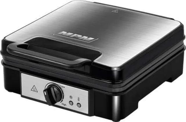 MPM MGO-36M gaufrier 4 gaufres belges 1200W inox
