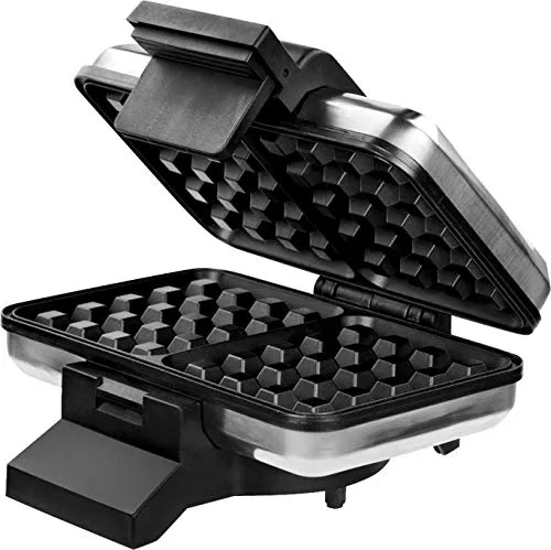 MPM S633G Gaufrier 2 Gaufres Belges Inox 1200W