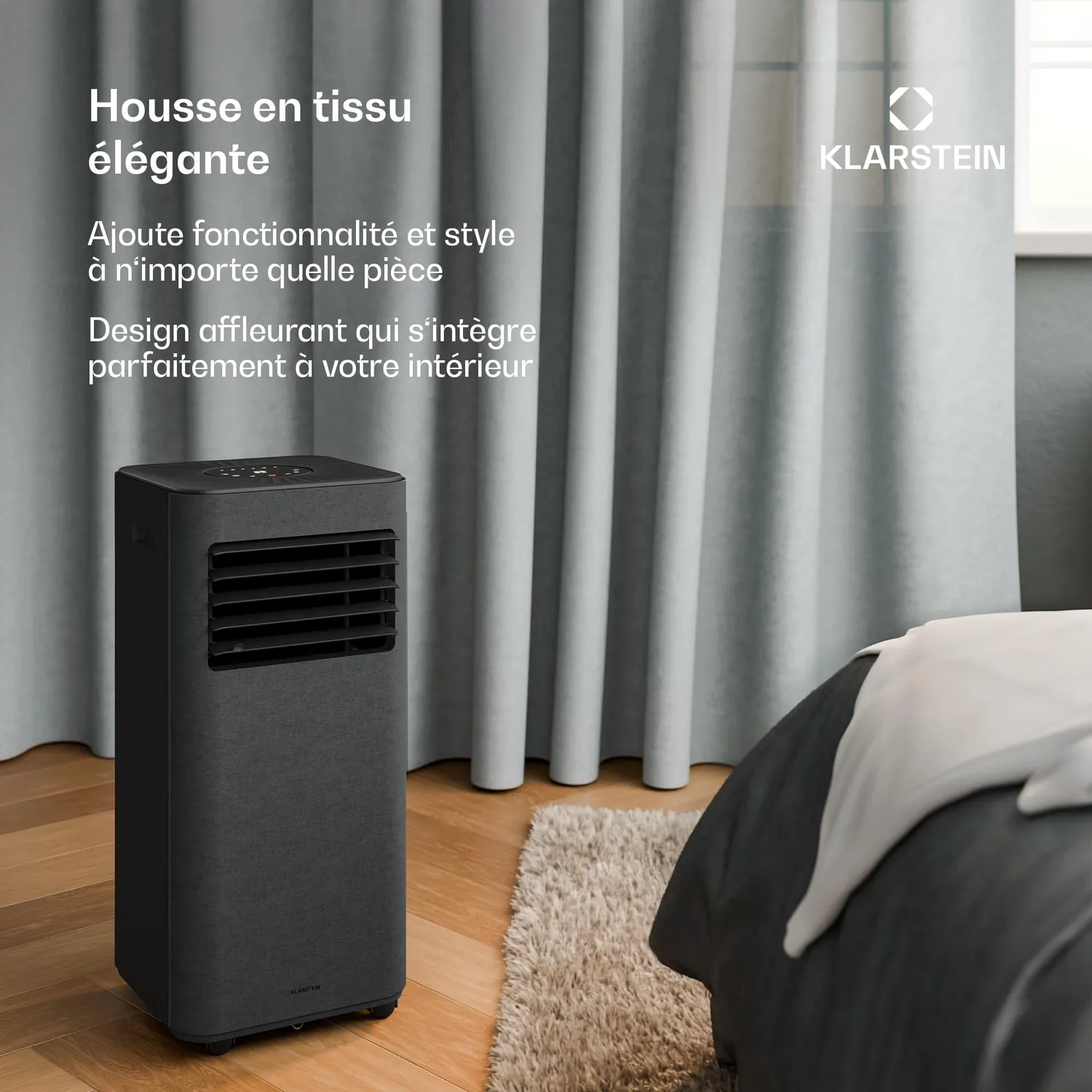 Klarstein AireLux climatiseur mobile 9000 BTU gris foncé