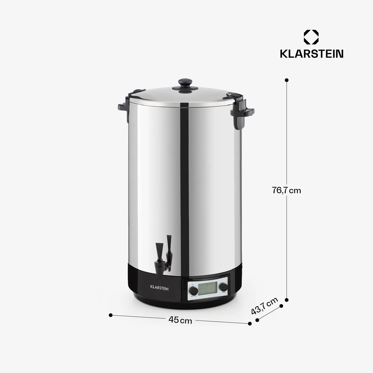 Klarstein KonfiStar 60 Digital stérilisateur 60 L inox 2500 W