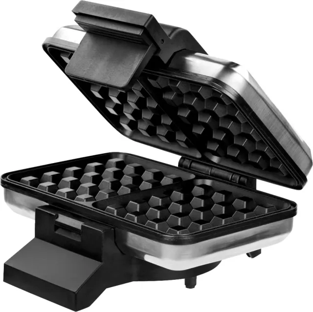 MPM S633G Gaufrier 2 Gaufres Belges Inox 1200W