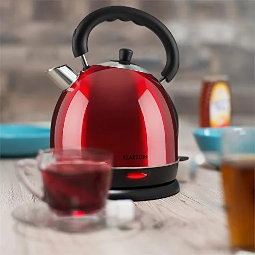 Klarstein Teatime théière électrique 1,8 L rouge
