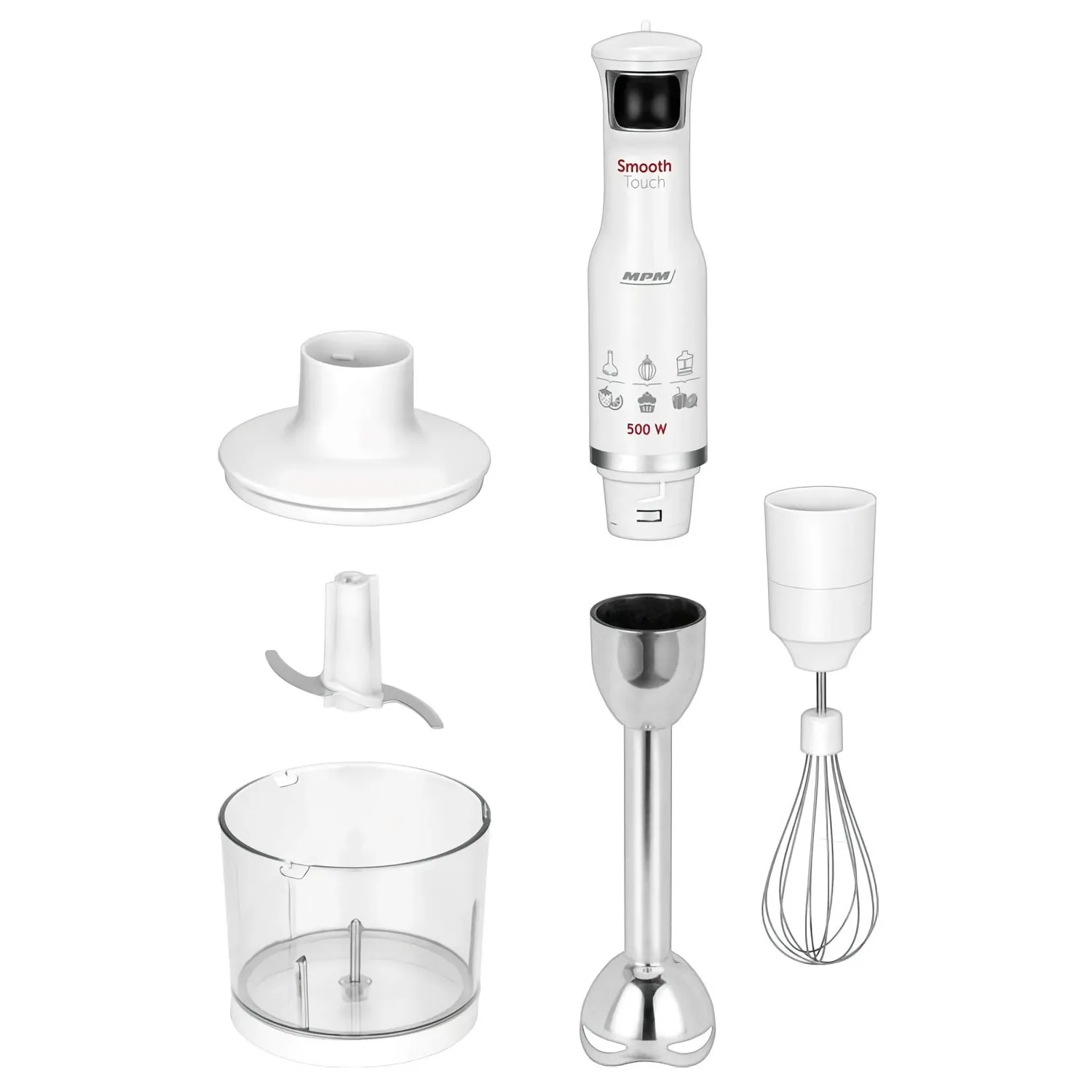 MPM MBL-28 mixeur plongeant 3 en 1 500 W