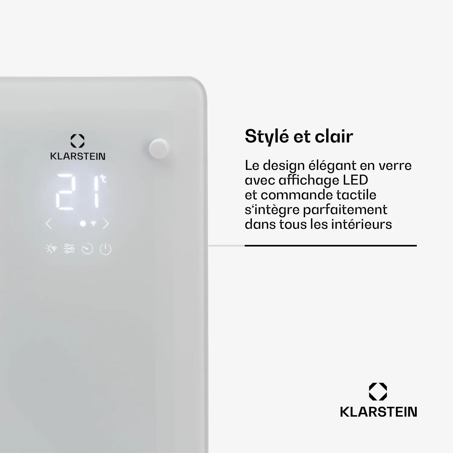 Klarstein 2500W Smart radiateur électrique connecté