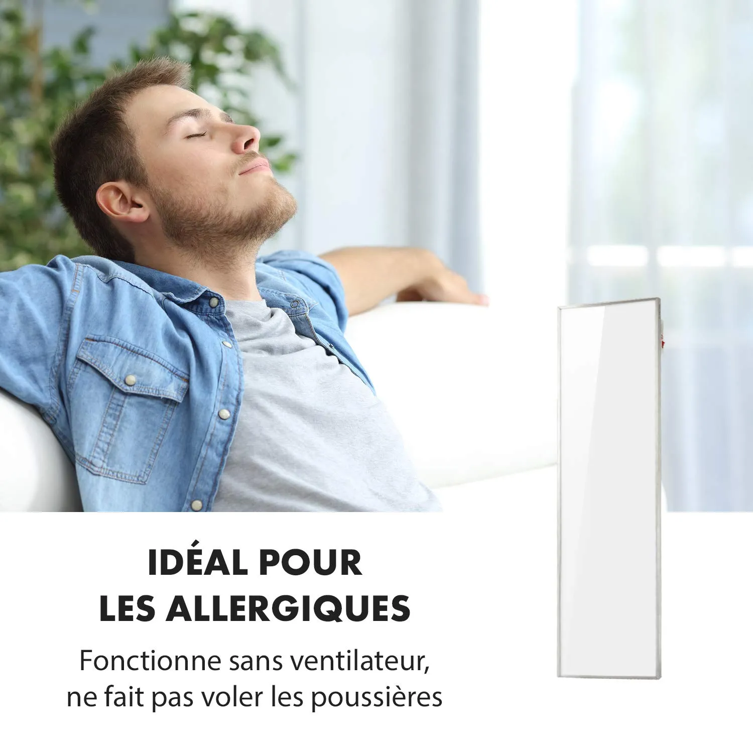 Klarstein Wonderwall Smart radiateur infrarouge 300W
