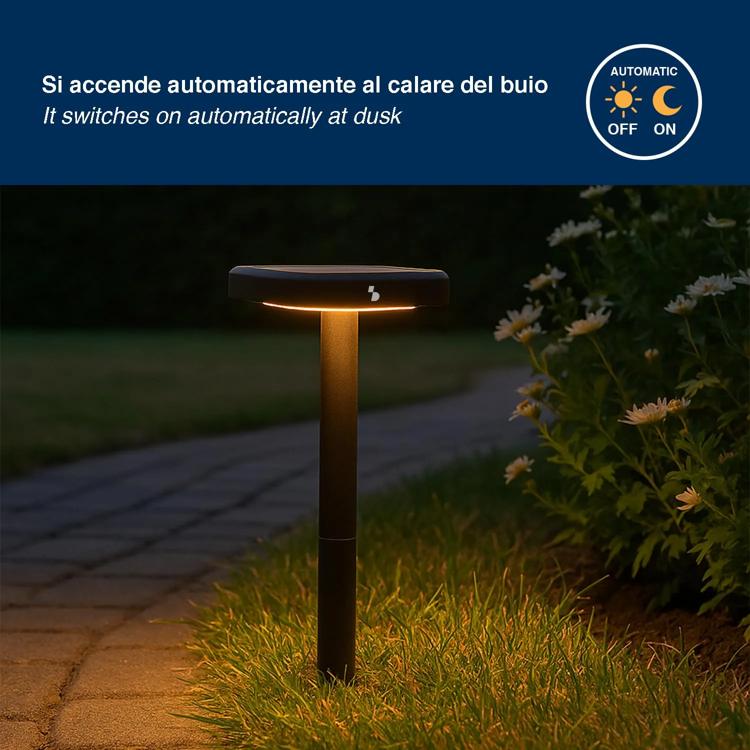 Beper P207ILO103 lampe solaire jardin piquet IP54