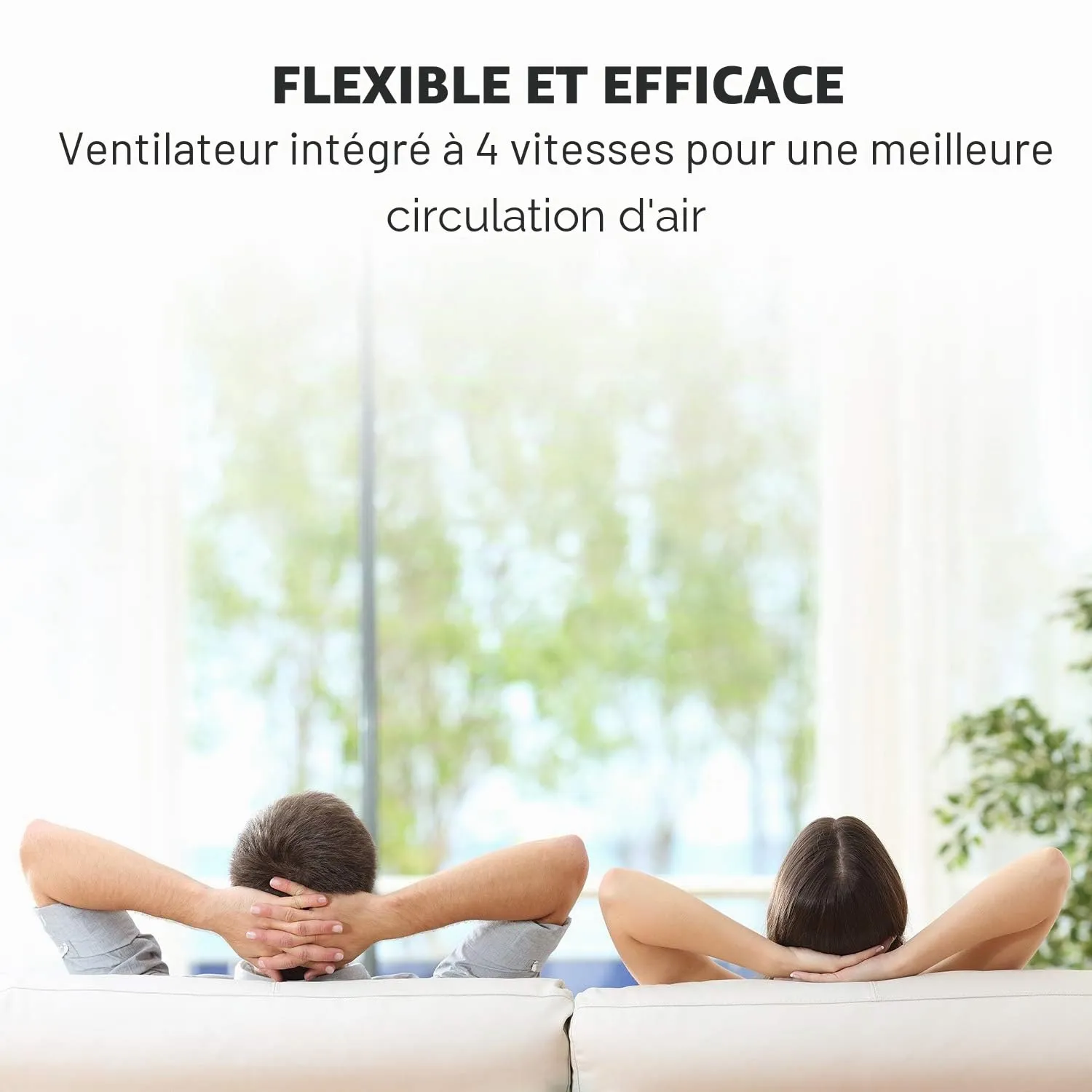 Klarstein Frostik climatiseur fenêtre 9000 BTU blanc 2,7 kW