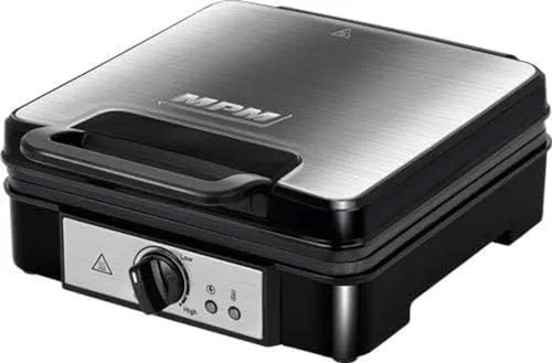 MPM MGO-36M gaufrier 4 gaufres belges 1200W inox