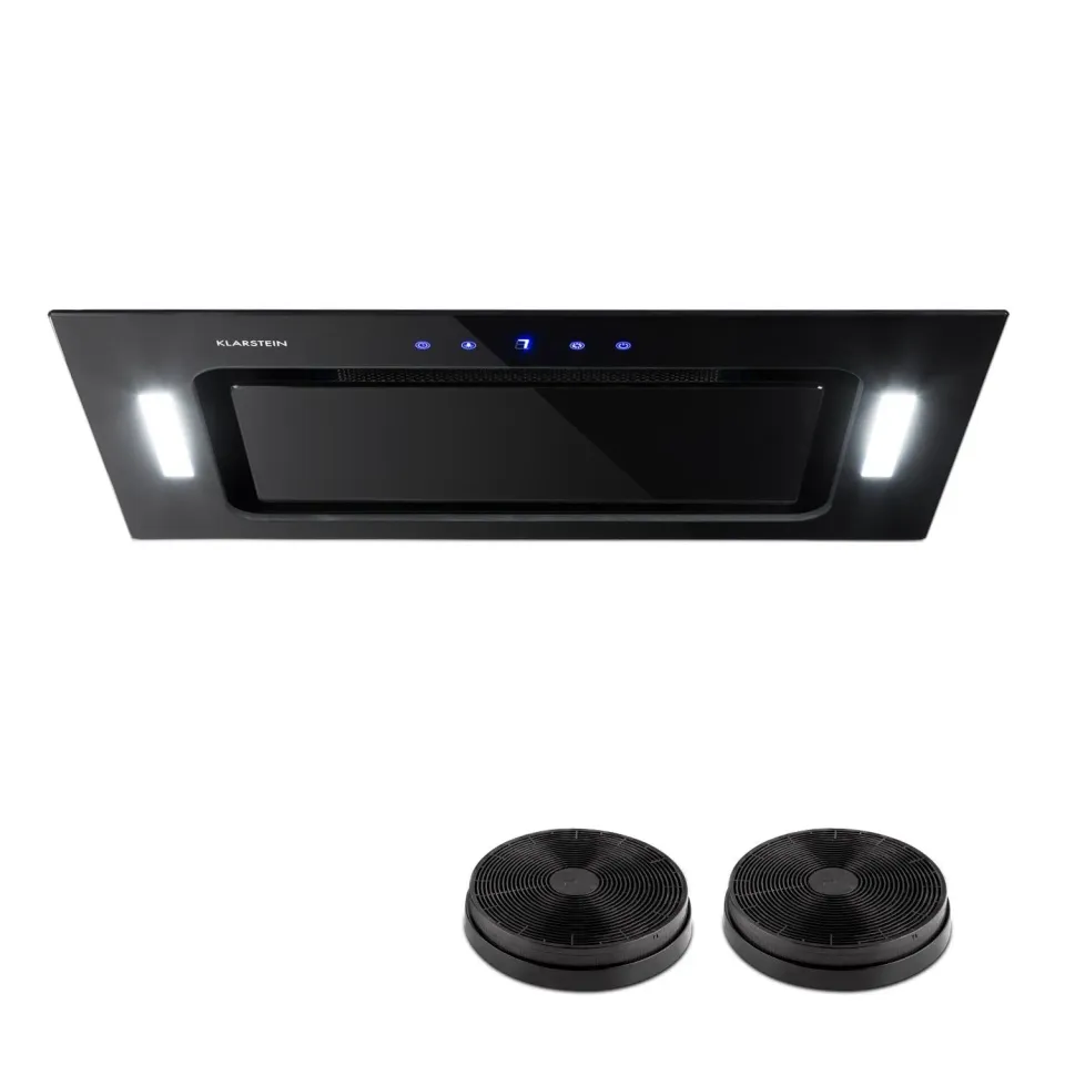 Klarstein Hektor SL hotte aspirante 60 cm noire 530 m³/h