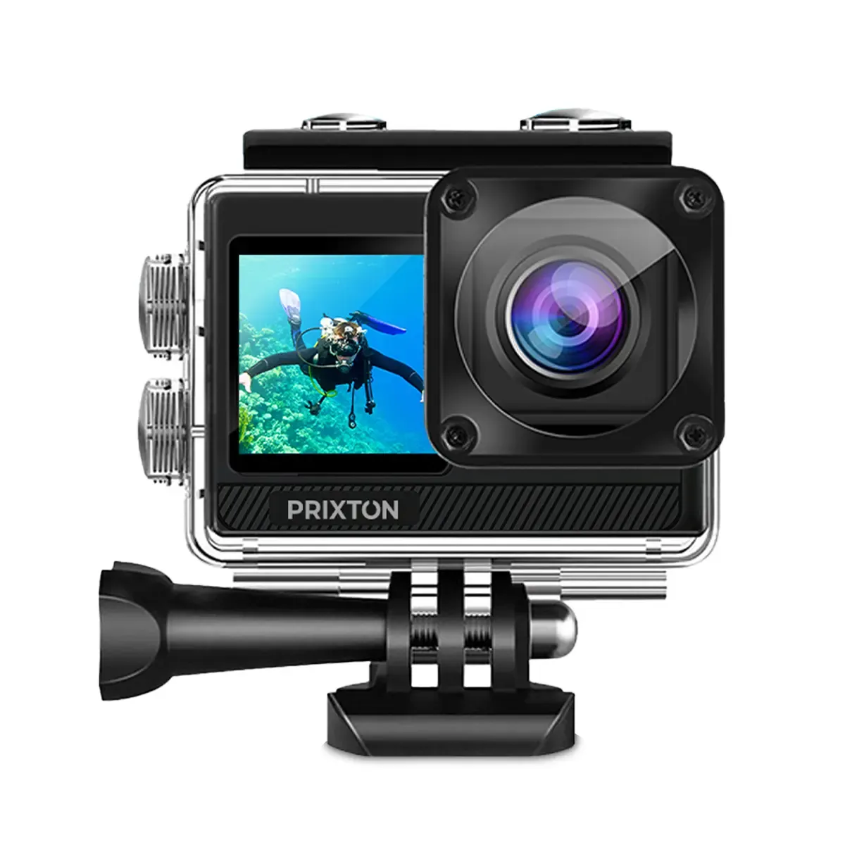 Prixton DV830 caméra sport 5K double écran 50 MP