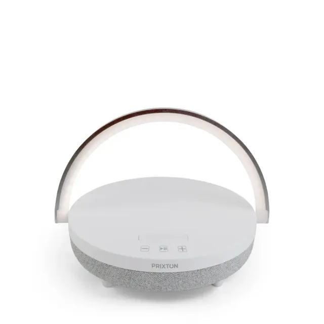 Prixton Speaker Light enceinte blanche 10W chargeur induction